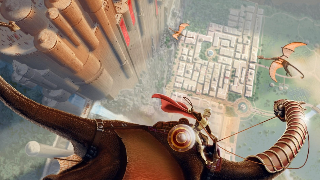 龙, Cg的艺术品, 天空 壁纸 1280x720 允许