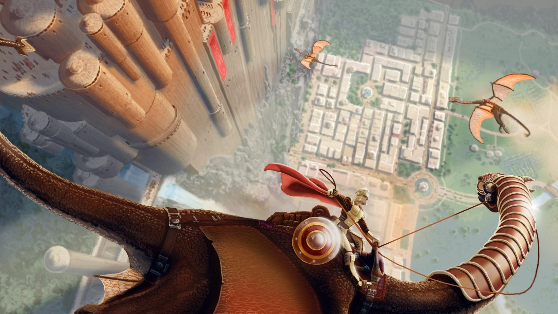 龙, Cg的艺术品, 天空 壁纸 1920x1080 允许