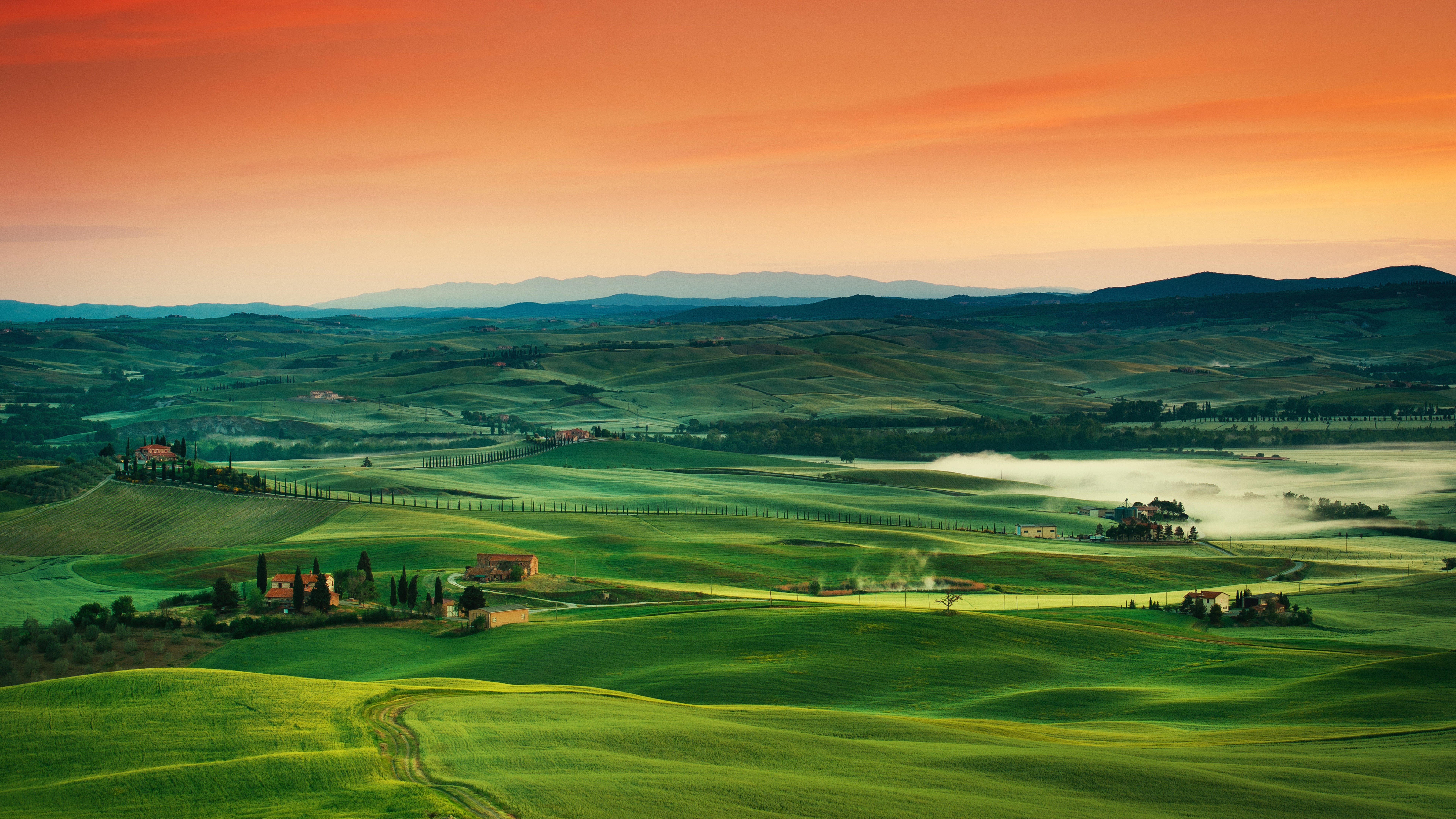 Toscane, L'écorégion, Green, Nature, Paysage Naturel. Wallpaper in 7680x4320 Resolution