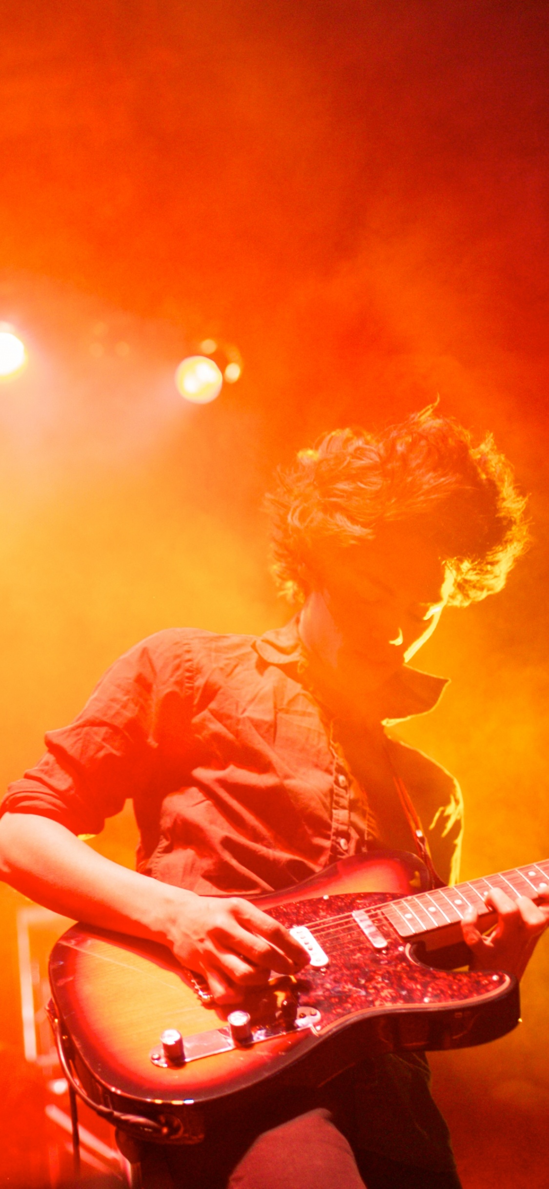 Guitarra, Músico, Concierto, Rendimiento, Entretenimiento. Wallpaper in 1125x2436 Resolution