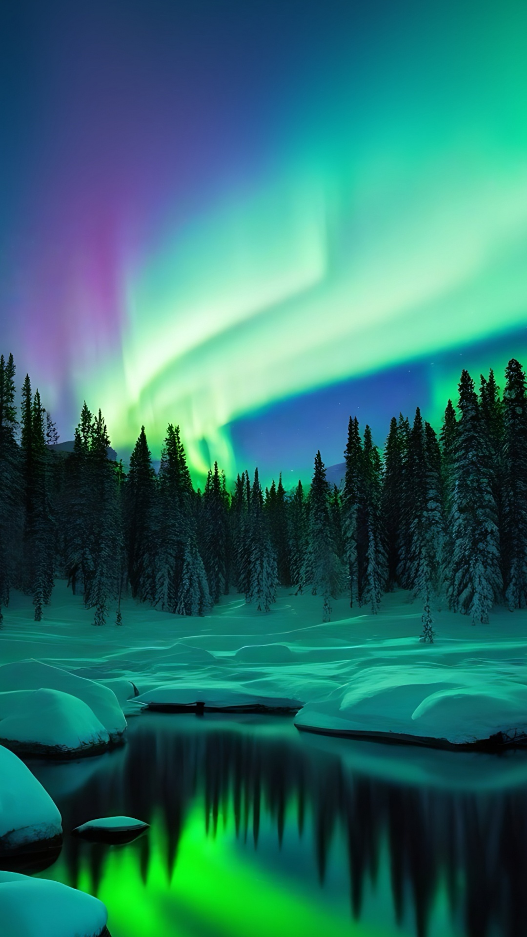 Alerce, Montaña, Agua, Ambiente, Verde. Wallpaper in 1080x1920 Resolution