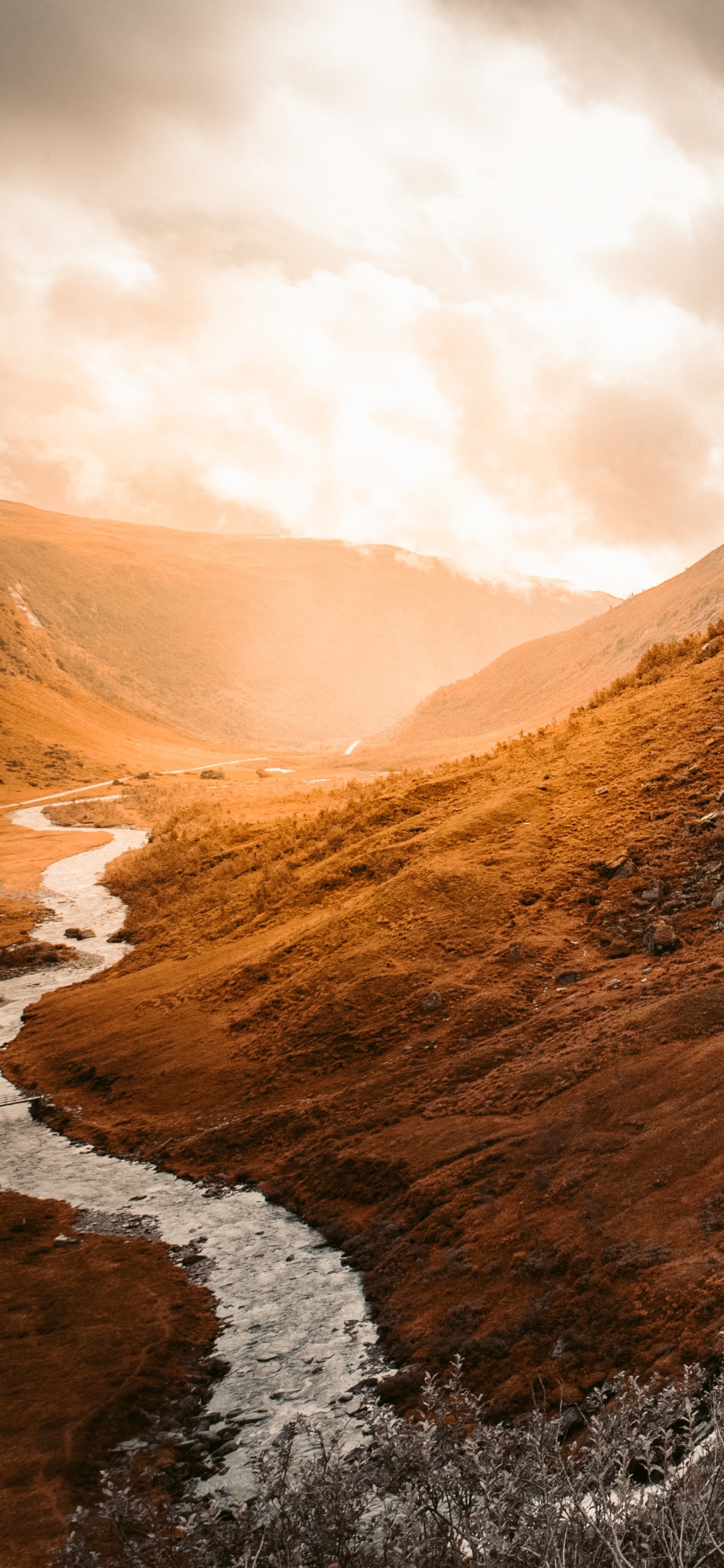 Mountainous Landforms, Nature, Highland, Mountain, Natural Landscape. Wallpaper in 1125x2436 Resolution