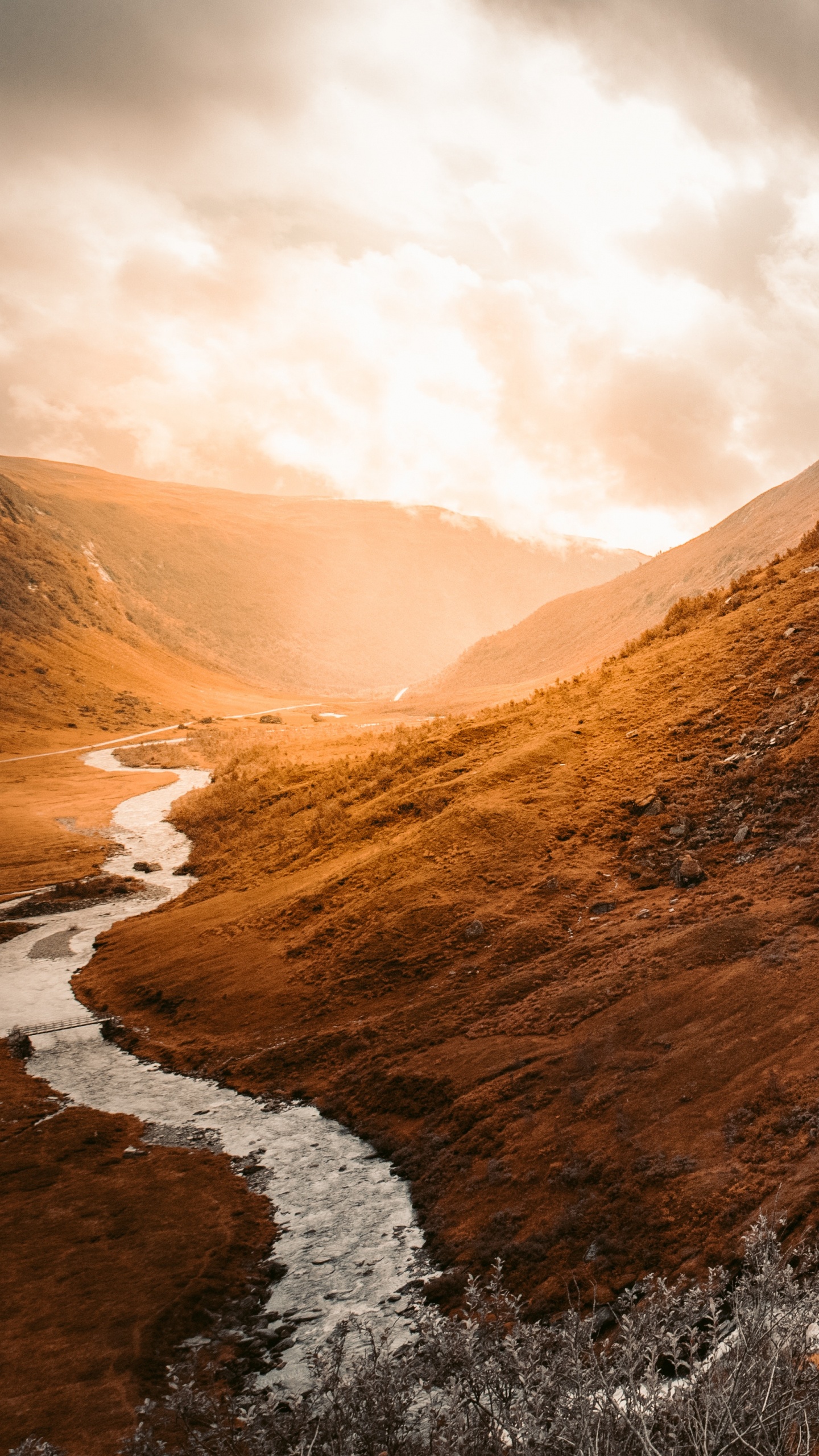 Mountainous Landforms, Nature, Highland, Mountain, Natural Landscape. Wallpaper in 1440x2560 Resolution