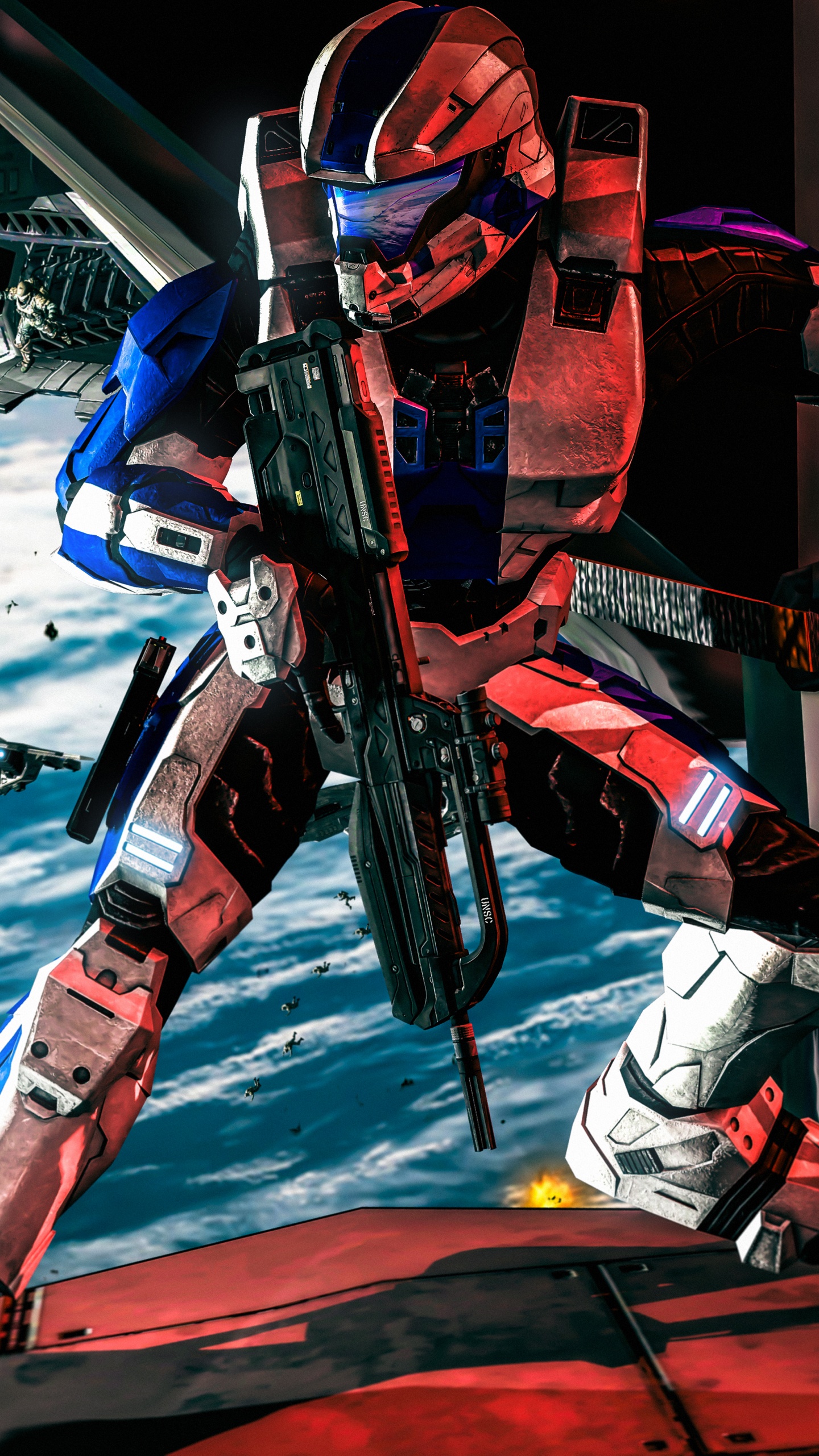 Mecha, Jeu Pc, Graphisme, Espace, Dessin. Wallpaper in 1440x2560 Resolution