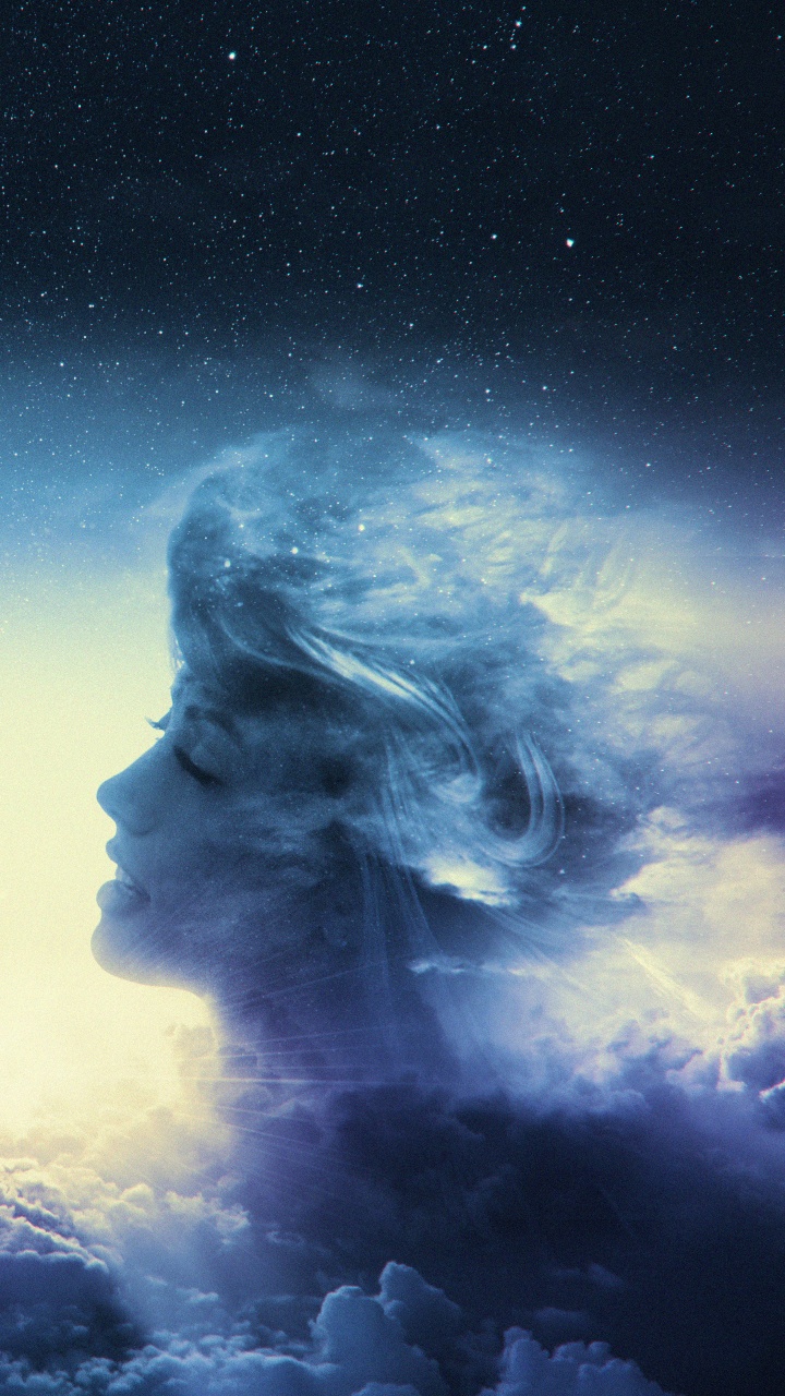 Night, Blue, Astronomical Object, Star, Universe. Wallpaper in 720x1280 Resolution