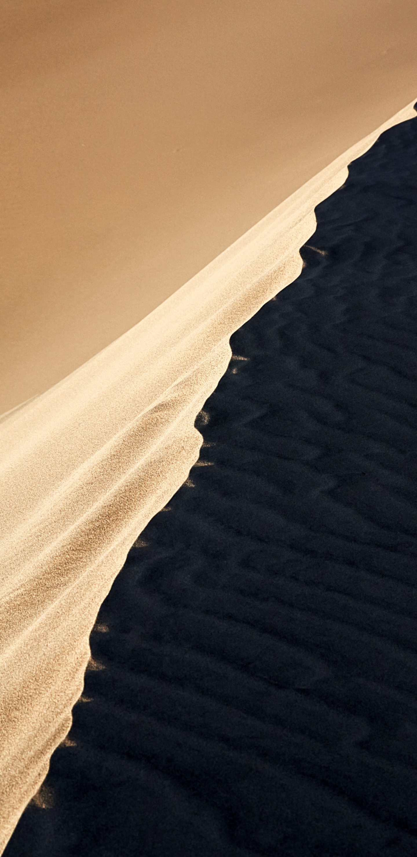 Sand, Dune, Macaron, Eau, Pente. Wallpaper in 1440x2960 Resolution