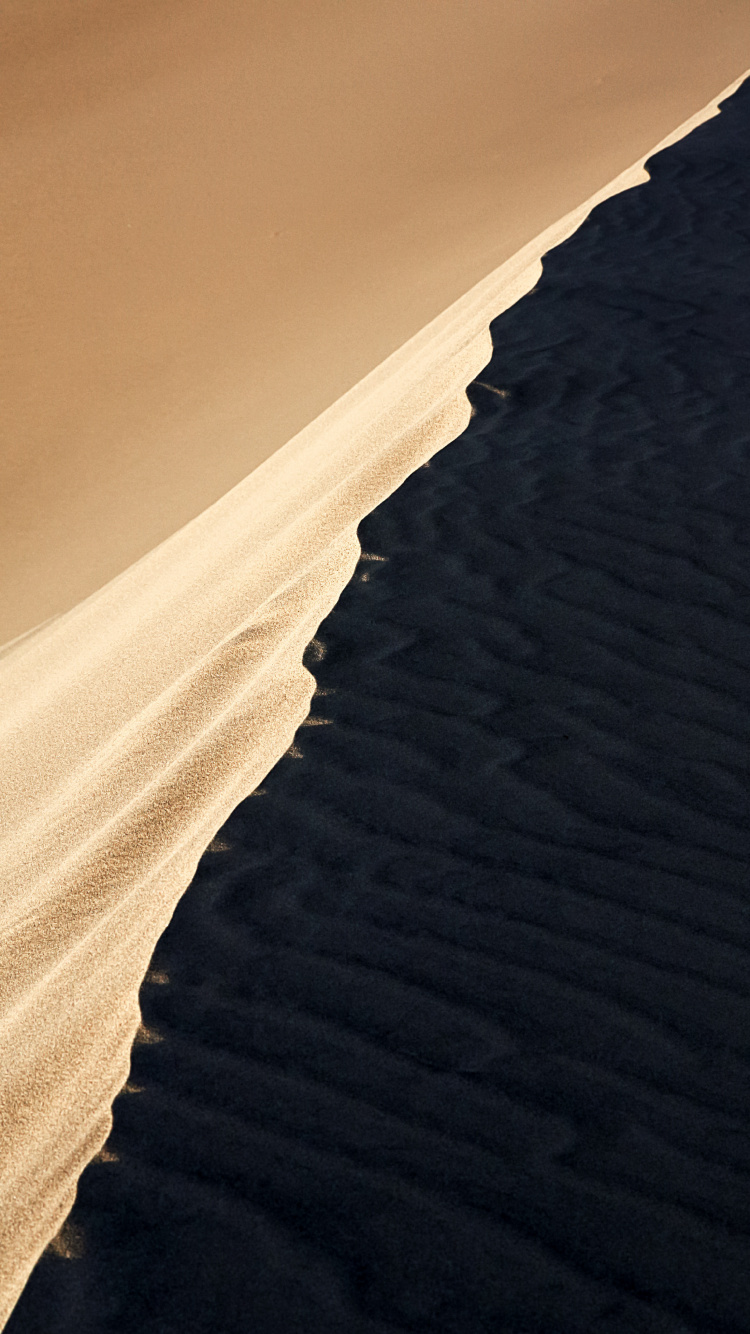 Sand, Dune, Macaron, Water, Wood. Wallpaper in 750x1334 Resolution