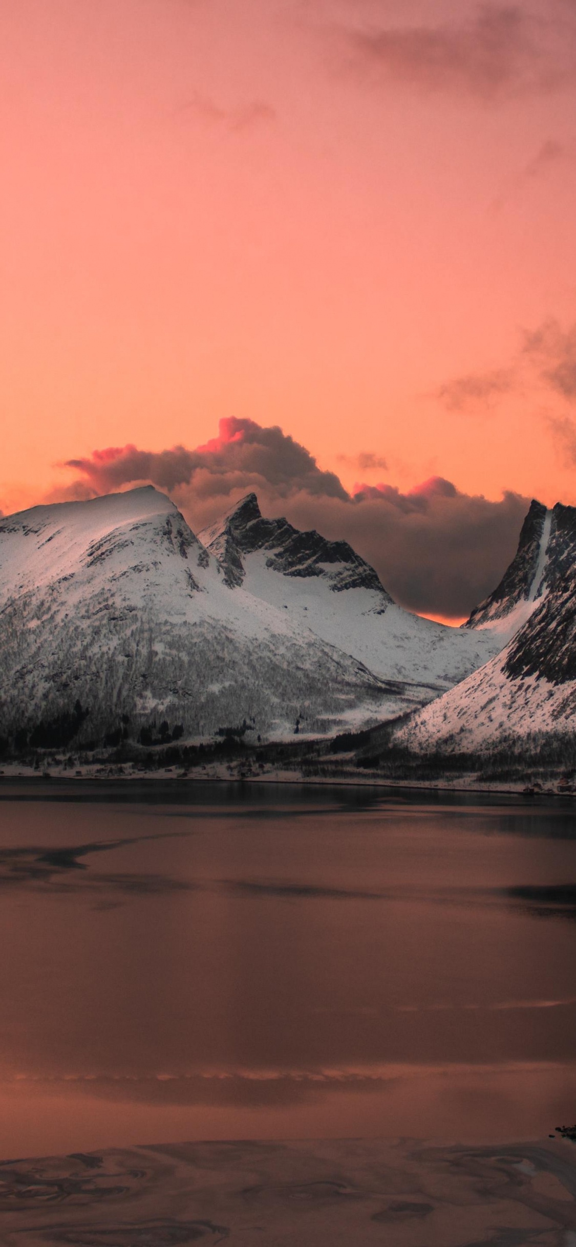 Have a Relaxing Evening, Water, Cloud, Mountain, Natural Landscape. Wallpaper in 1125x2436 Resolution