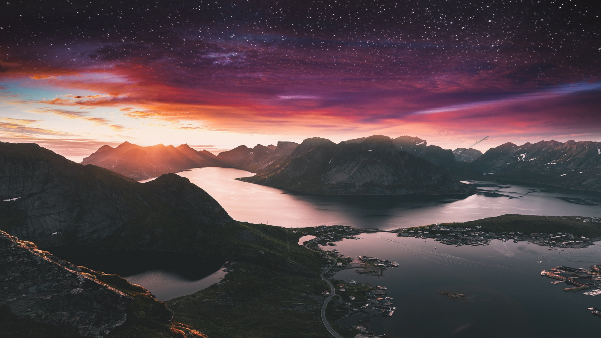 Landscape, Nature, Natural Landscape, Cloud, Reflection. Wallpaper in 1920x1080 Resolution