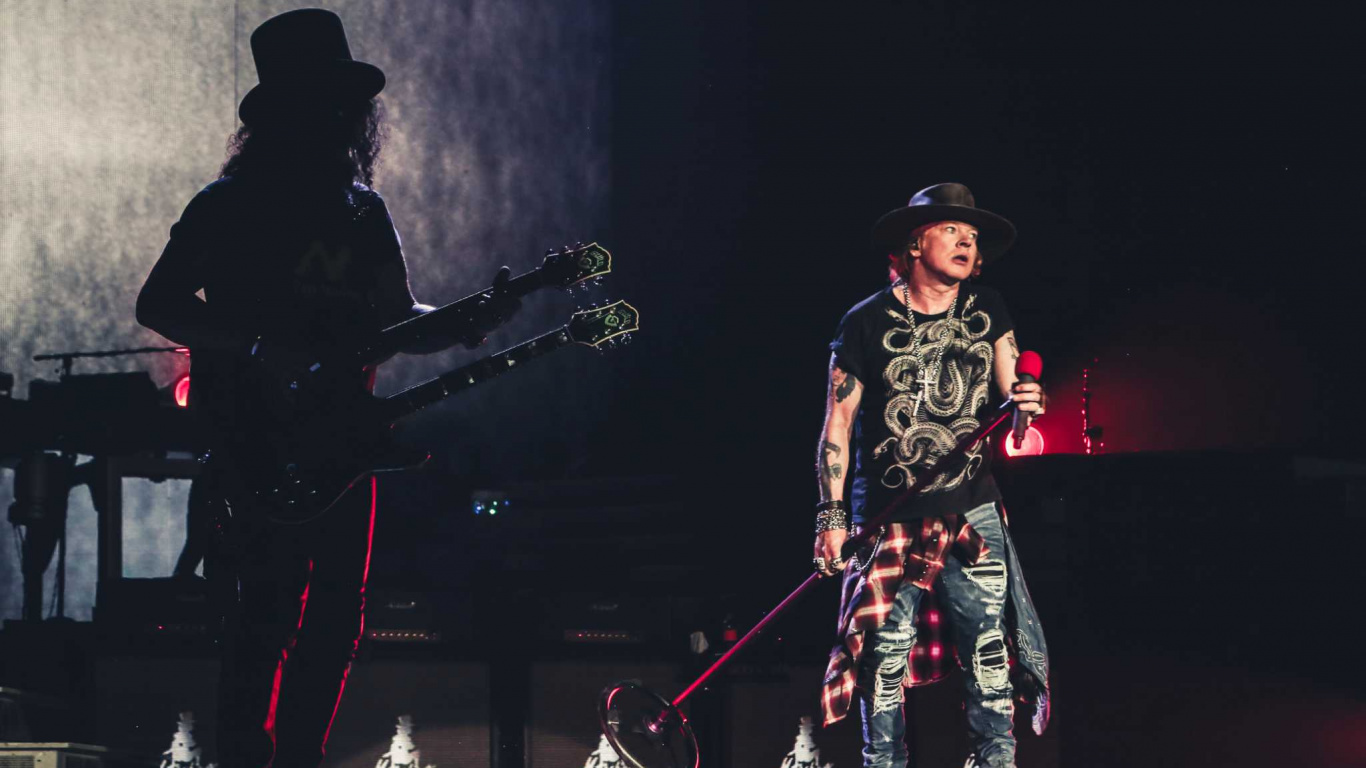 Etapa, No en Esta Vida Gira, Guns N Roses, Rendimiento, Artes Escénicas. Wallpaper in 1366x768 Resolution