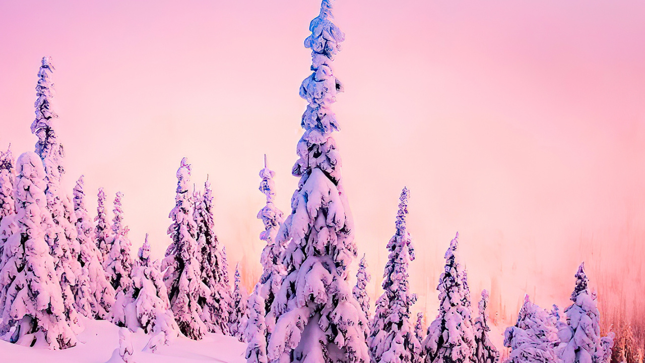 Winter, Atmosphere, Cloud, Plant, Snow. Wallpaper in 1280x720 Resolution