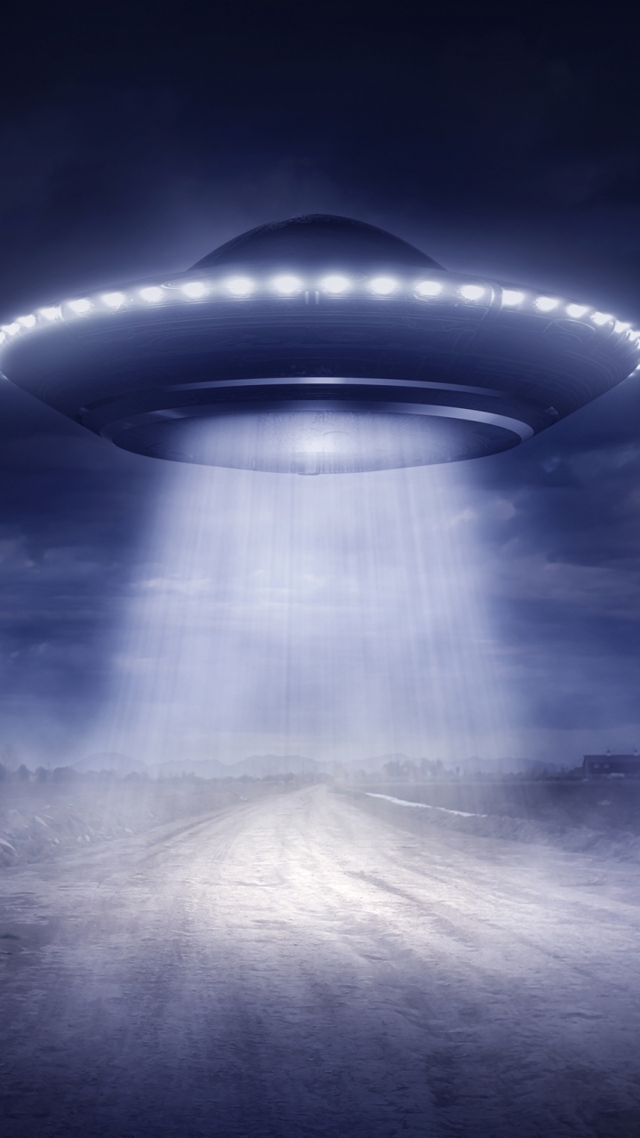 White Clouds Over a Moon. Wallpaper in 720x1280 Resolution