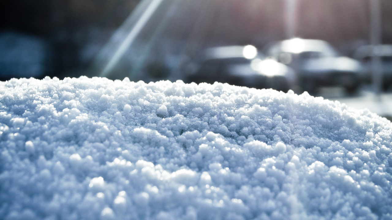 Nieve Blanca en el Suelo. Wallpaper in 1280x720 Resolution