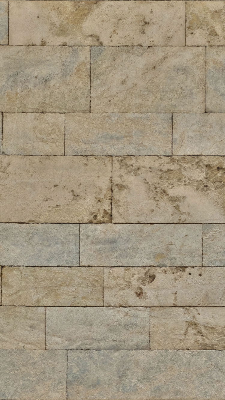 Pared de Ladrillo Marrón y Gris. Wallpaper in 750x1334 Resolution