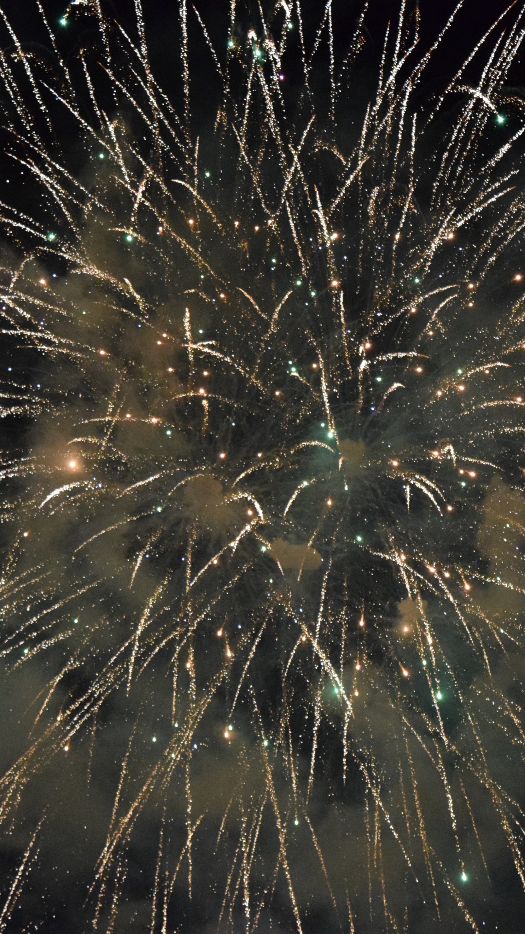 Fireworks, Sparkler, New Years Day, Darkness, Midnight. Wallpaper in 1080x1920 Resolution