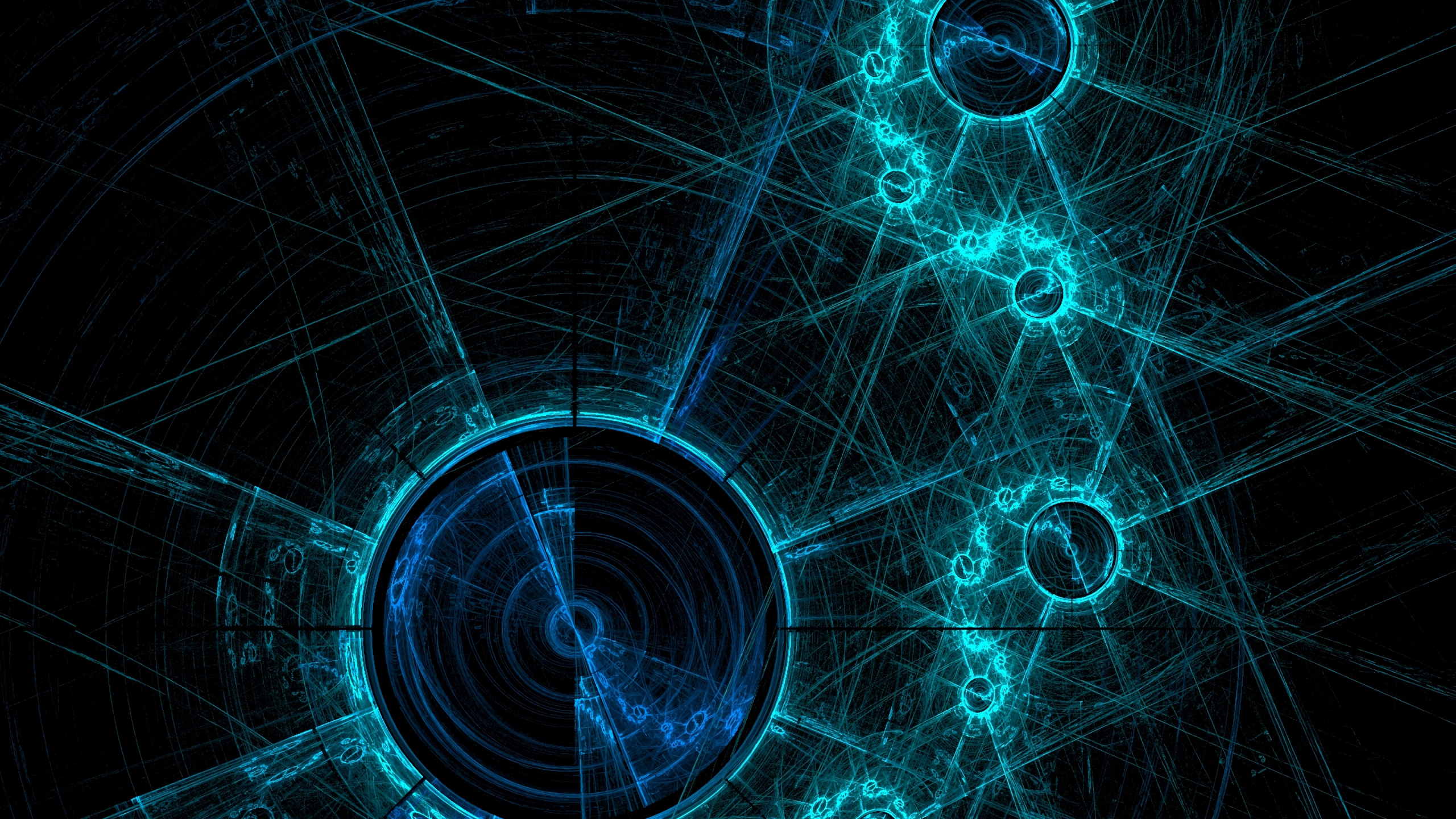 Blaue Und Weiße Leuchte. Wallpaper in 2560x1440 Resolution