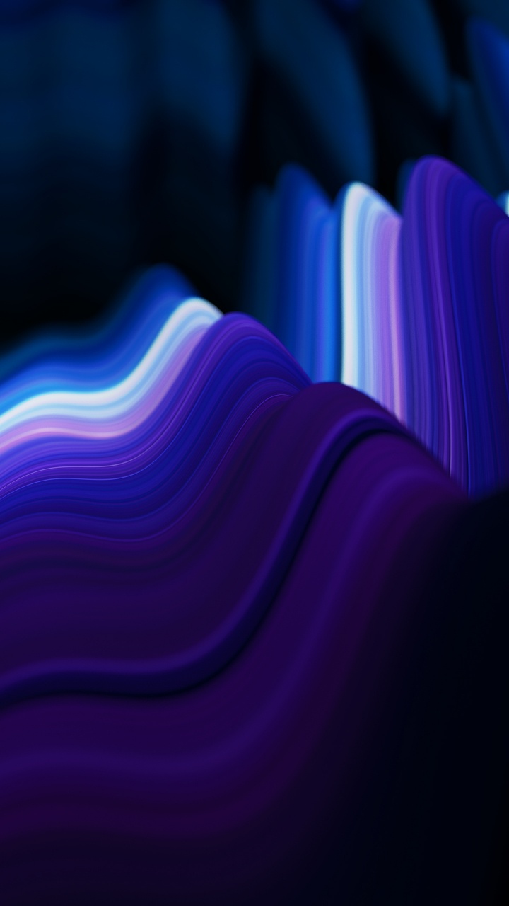 Lumière Violette et Blanche Dans Une Pièce Sombre. Wallpaper in 720x1280 Resolution