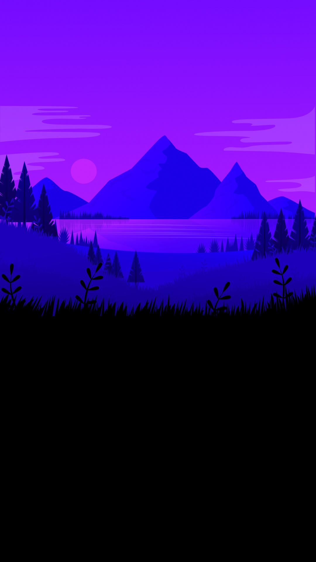 Amoled, Smartphone, Paysage Naturel, Purple, Environnement Naturel. Wallpaper in 1080x1920 Resolution