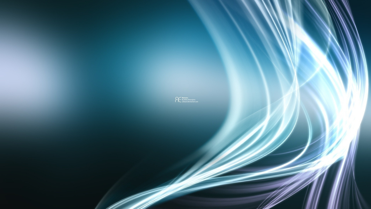 Blue and White Light Streaks. Wallpaper in 1280x720 Resolution