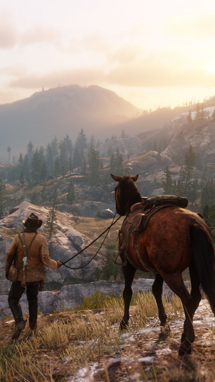 Red Dead Redemption 2, Red Dead Redemption, Grand Theft Auto v, Red Dead Online, Rockstar Games. Wallpaper in 750x1334 Resolution
