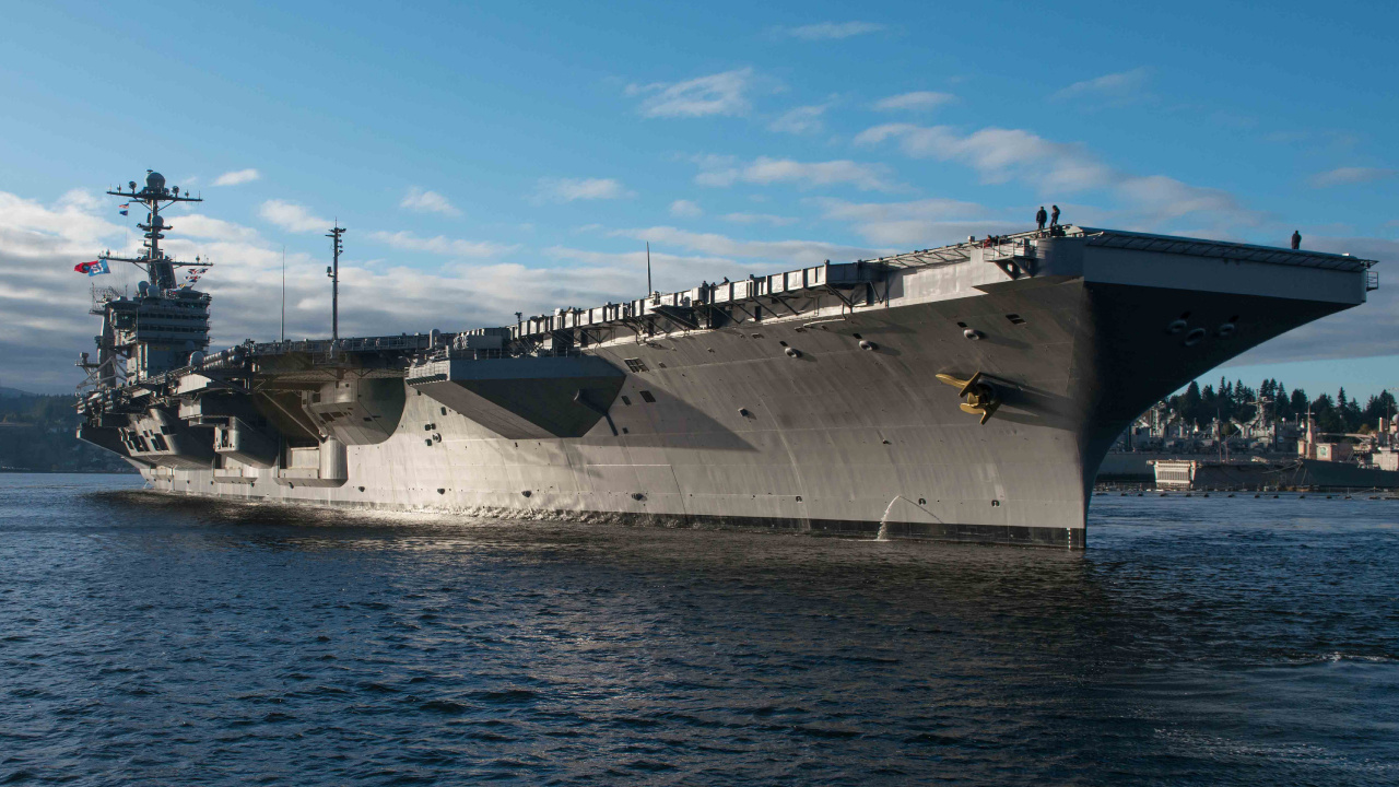 Flugzeugträger, United States Navy, Kriegsschiff, Schiff, Amphibischen Angriff Schiff. Wallpaper in 1280x720 Resolution