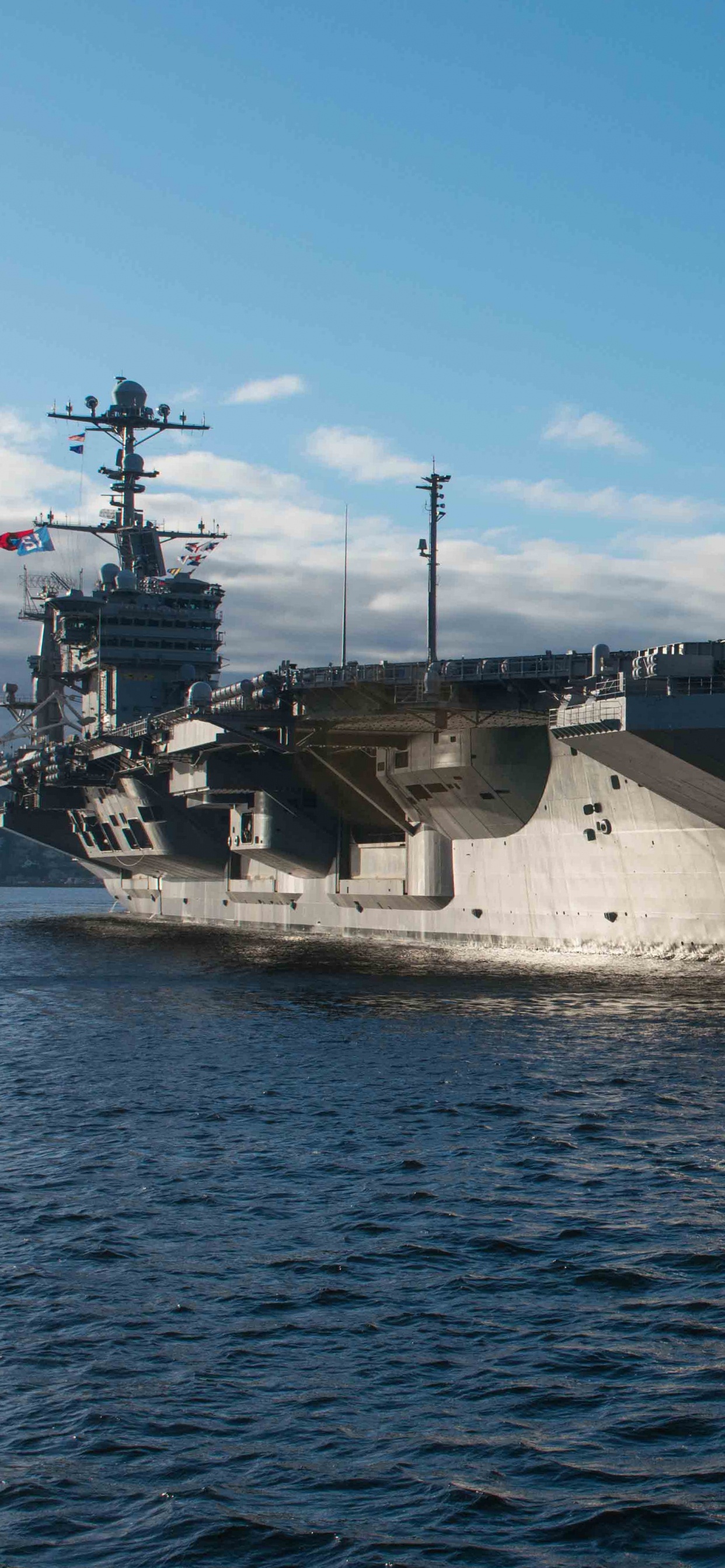 USS John C Stennis, Aircraft Carrier, United States Navy, Warship, Ship. Wallpaper in 1242x2688 Resolution