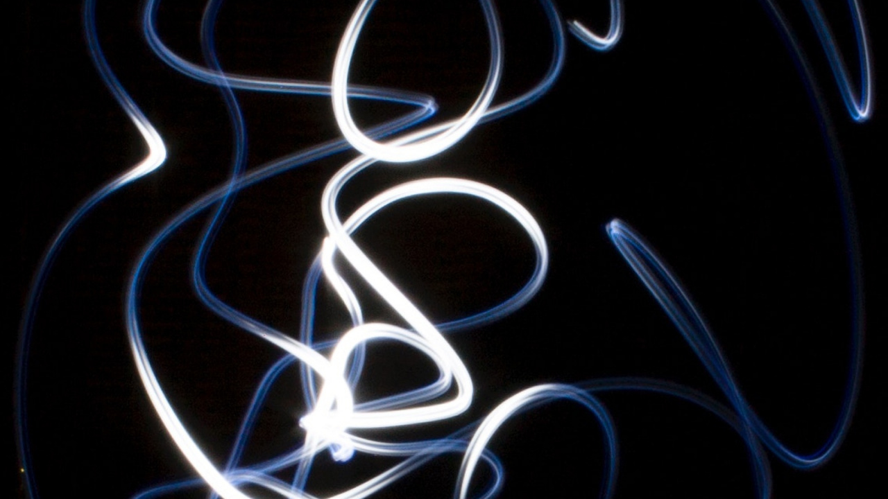 Illustration de Tourbillon Blanc et Bleu. Wallpaper in 1280x720 Resolution