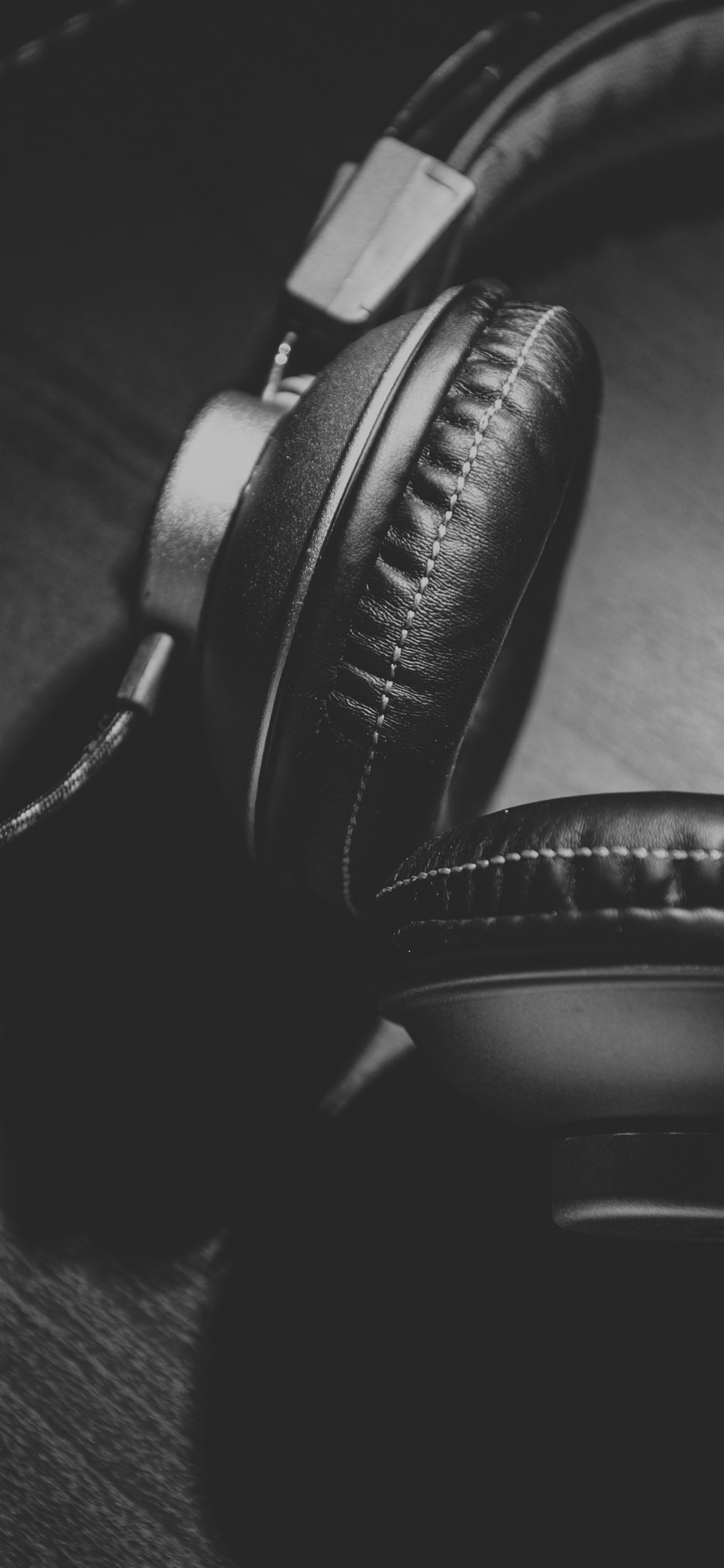 Headphones, Black, Audio Equipment, Electronic Device, Technology. Wallpaper in 1125x2436 Resolution