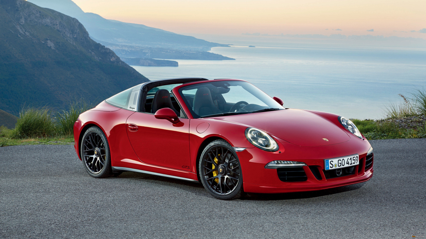 保时捷, 2015 保时捷 911 Targa 4, 超级跑车, 保时捷930, 敞篷车 壁纸 1366x768 允许
