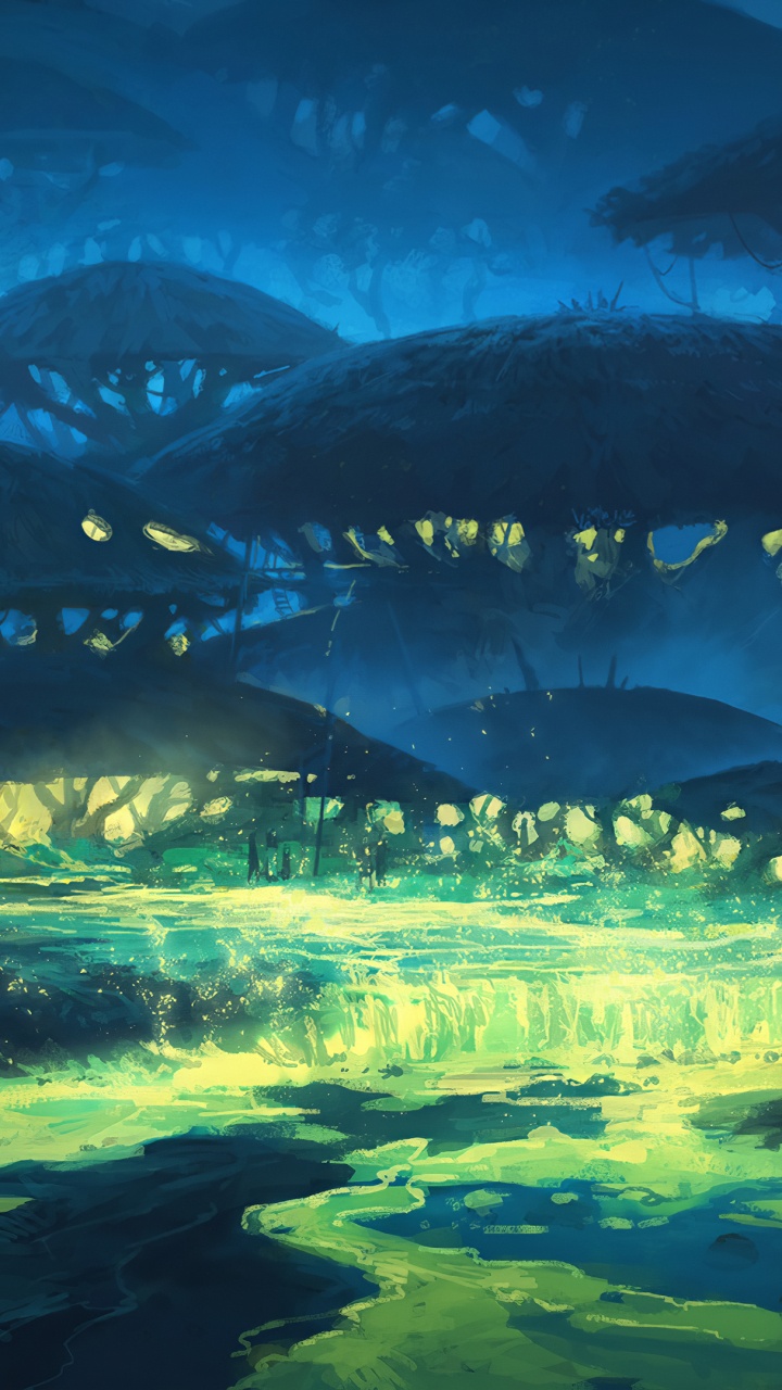 Andreas Rocha, Ilustración, Concepto de Arte, Arte, Agua. Wallpaper in 720x1280 Resolution