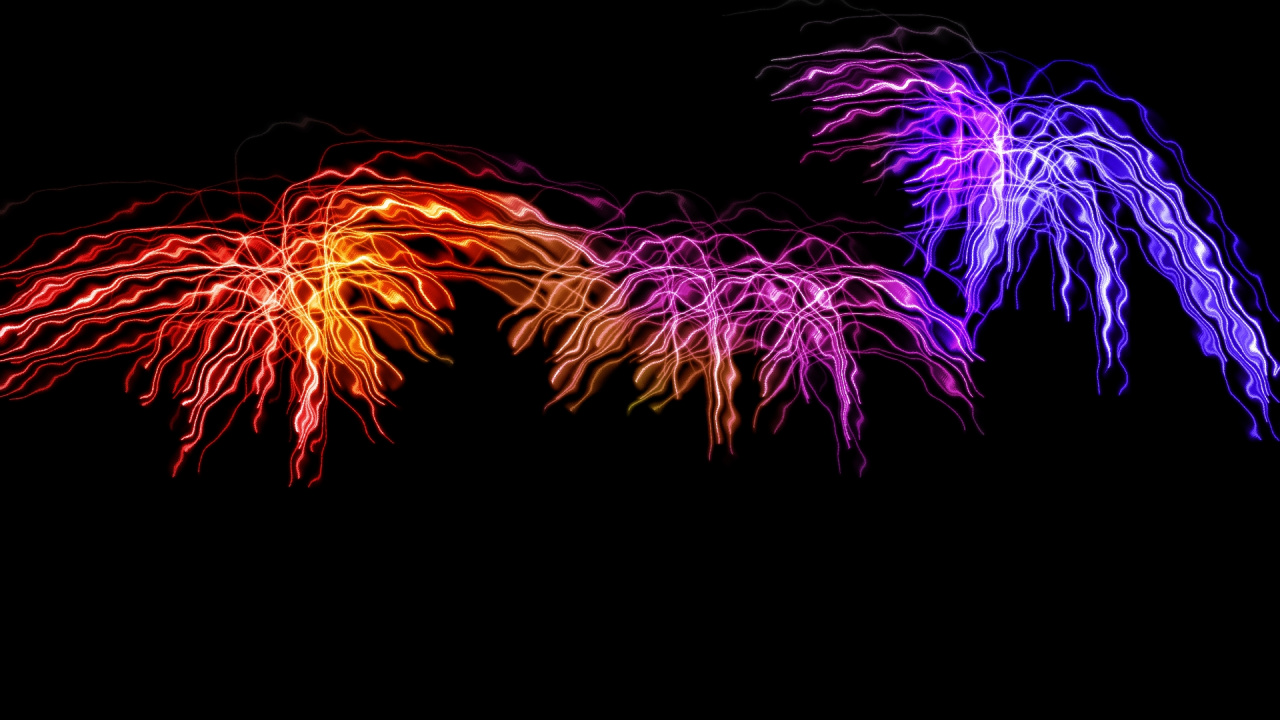 Purple and White Fireworks Display. Wallpaper in 1280x720 Resolution