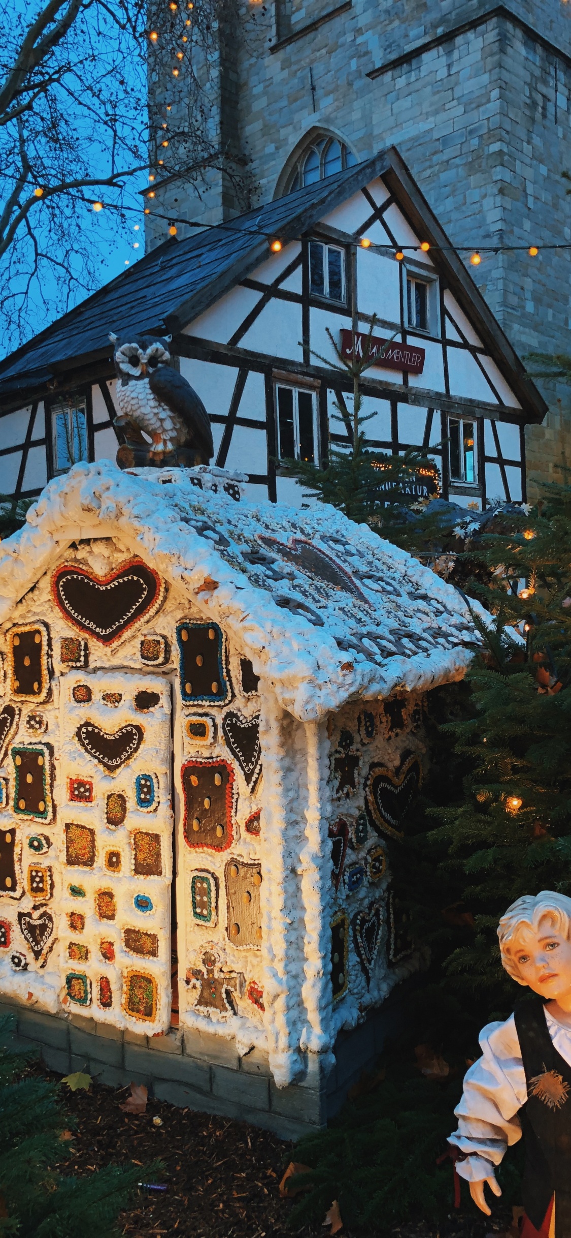 Winter, House, Christmas Decoration, Home, Holiday. Wallpaper in 1125x2436 Resolution