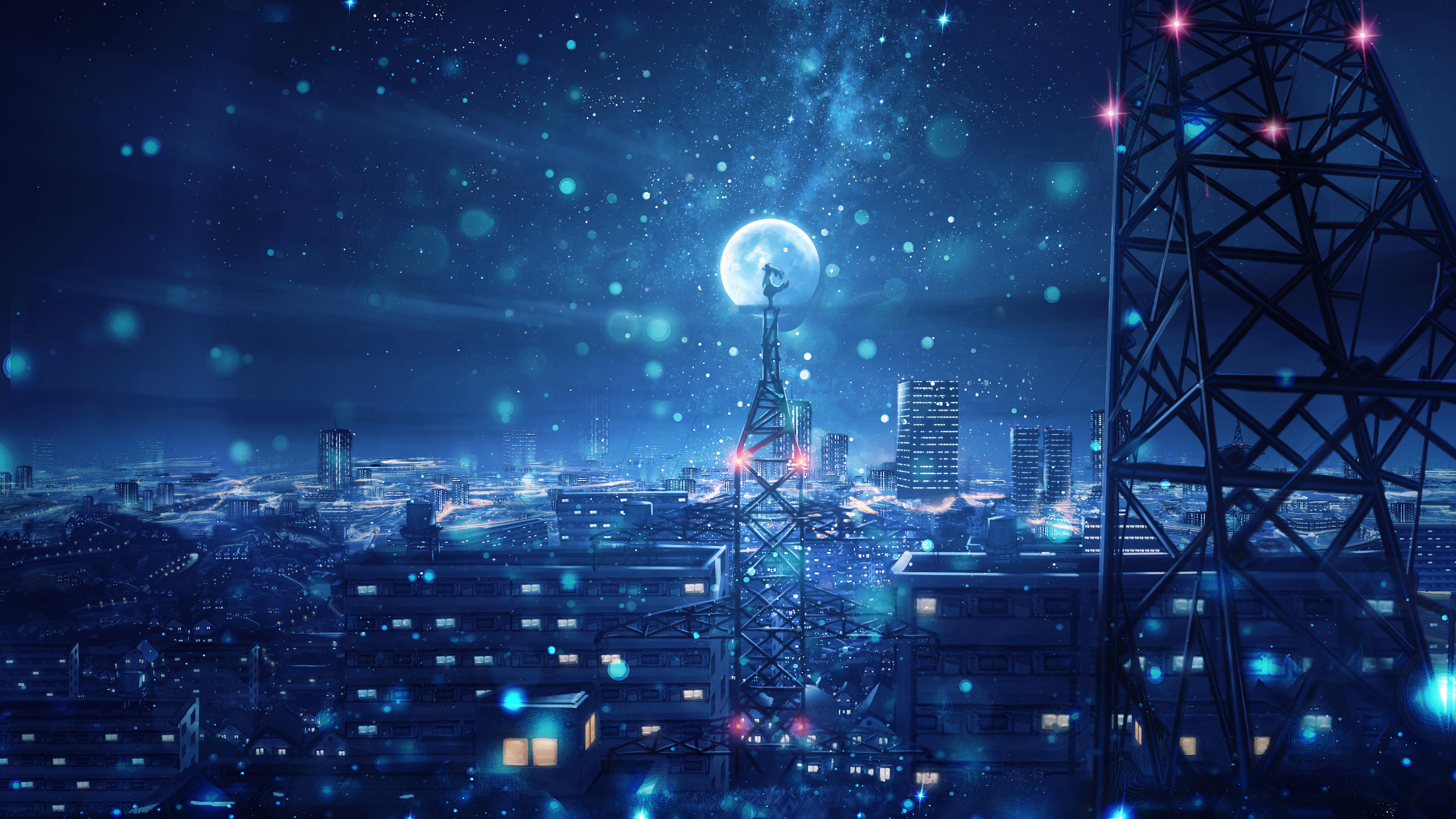 Hãy dành chút thời gian của bạn để thưởng thức bức ảnh Anime Night City Wallpaper tuyệt đẹp này và cảm nhận sự tinh tế và bắt mắt của vẻ đẹp đô thị đêm với các nhân vật hoạt hình đầy cá tính.