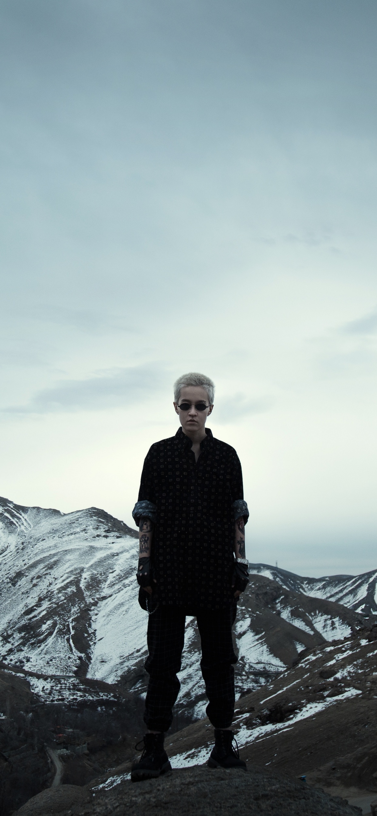 多山的地貌, 山脉, 首脑会议, 模型, 天空 壁纸 1242x2688 允许