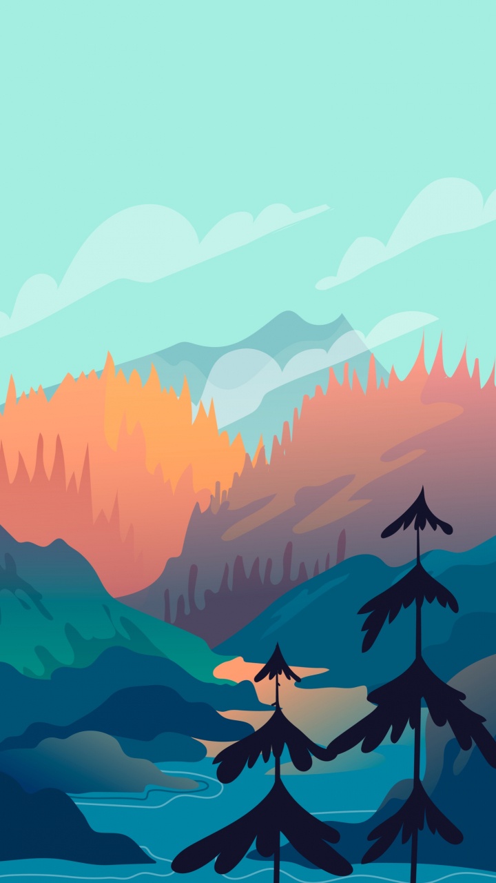 生态区, Azure, 自然景观, 自然环境 壁纸 720x1280 允许