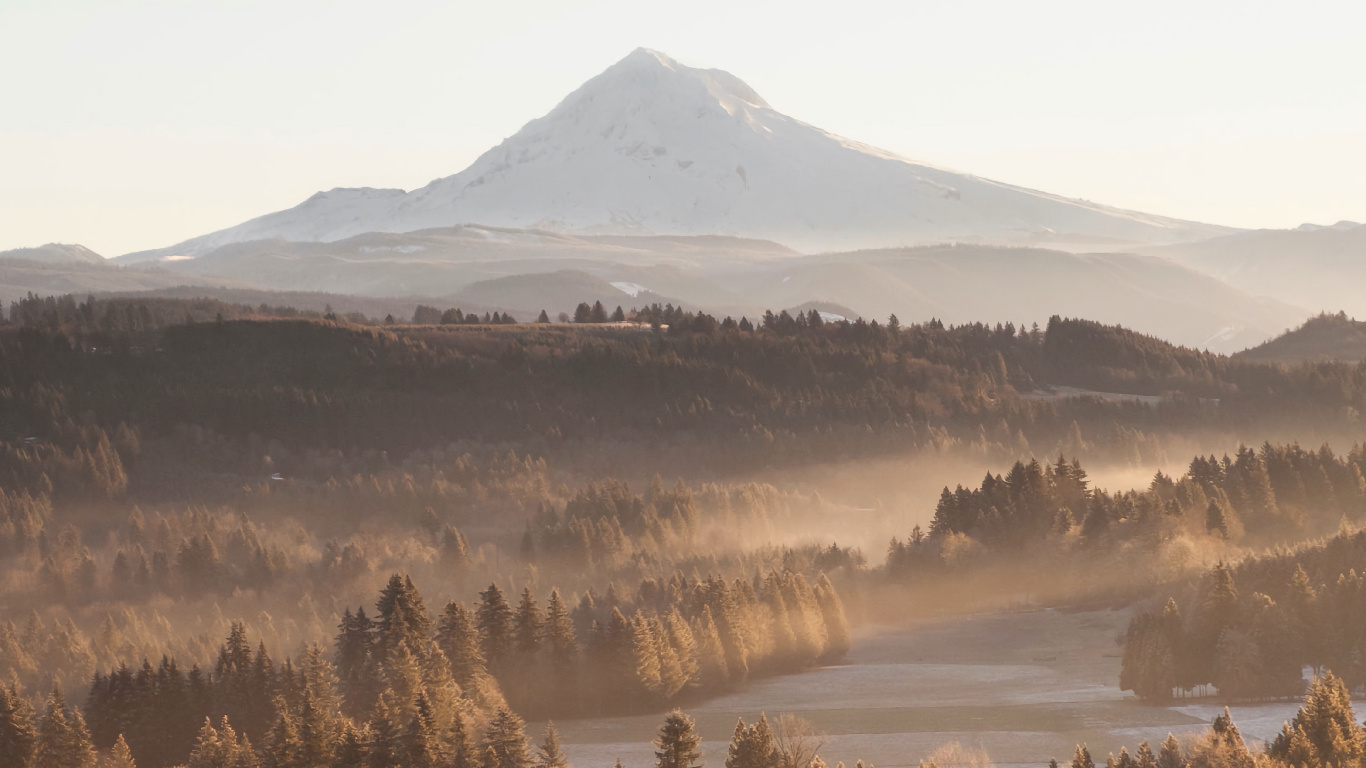 Cloud, Mountain, Natural Landscape, Highland, Plain. Wallpaper in 1366x768 Resolution