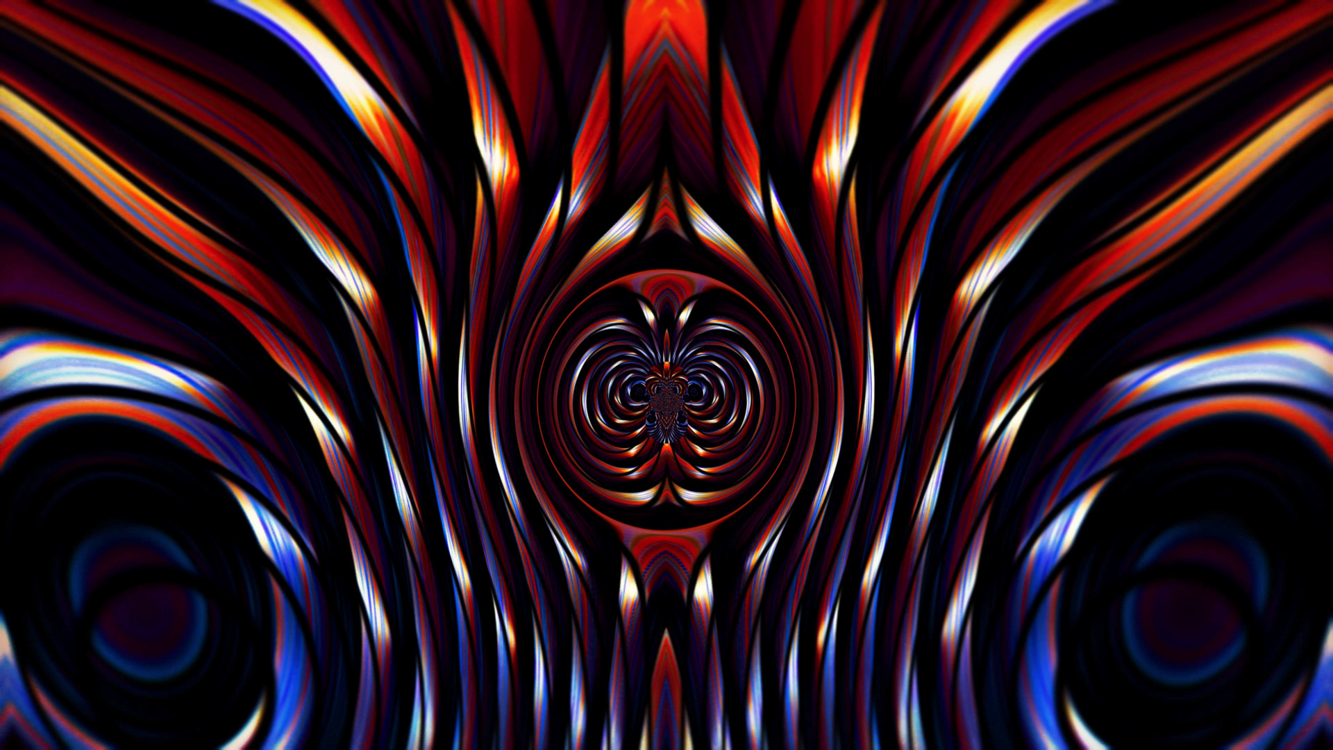 Red Blue and White Abstract Painting. Wallpaper in 1920x1080 Resolution