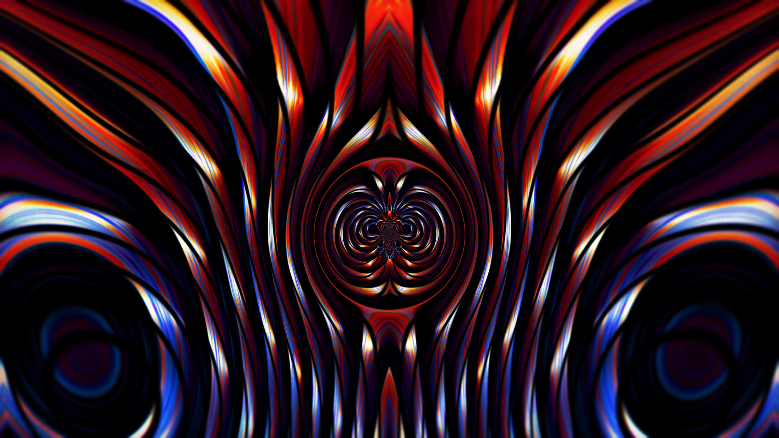 Red Blue and White Abstract Painting. Wallpaper in 2560x1440 Resolution