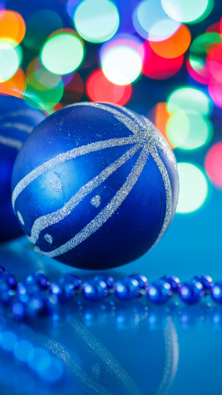 Light, New Year, Blue, World, Christmas Day. Wallpaper in 750x1334 Resolution