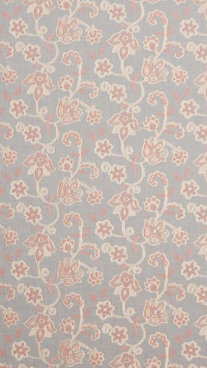 Weißes Und Rosafarbenes Blumentextil. Wallpaper in 720x1280 Resolution