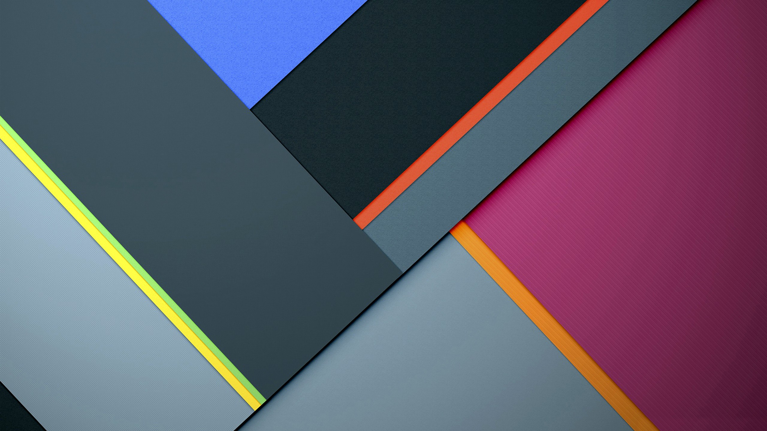 Azul a Rayas Negras y Rojas. Wallpaper in 2560x1440 Resolution