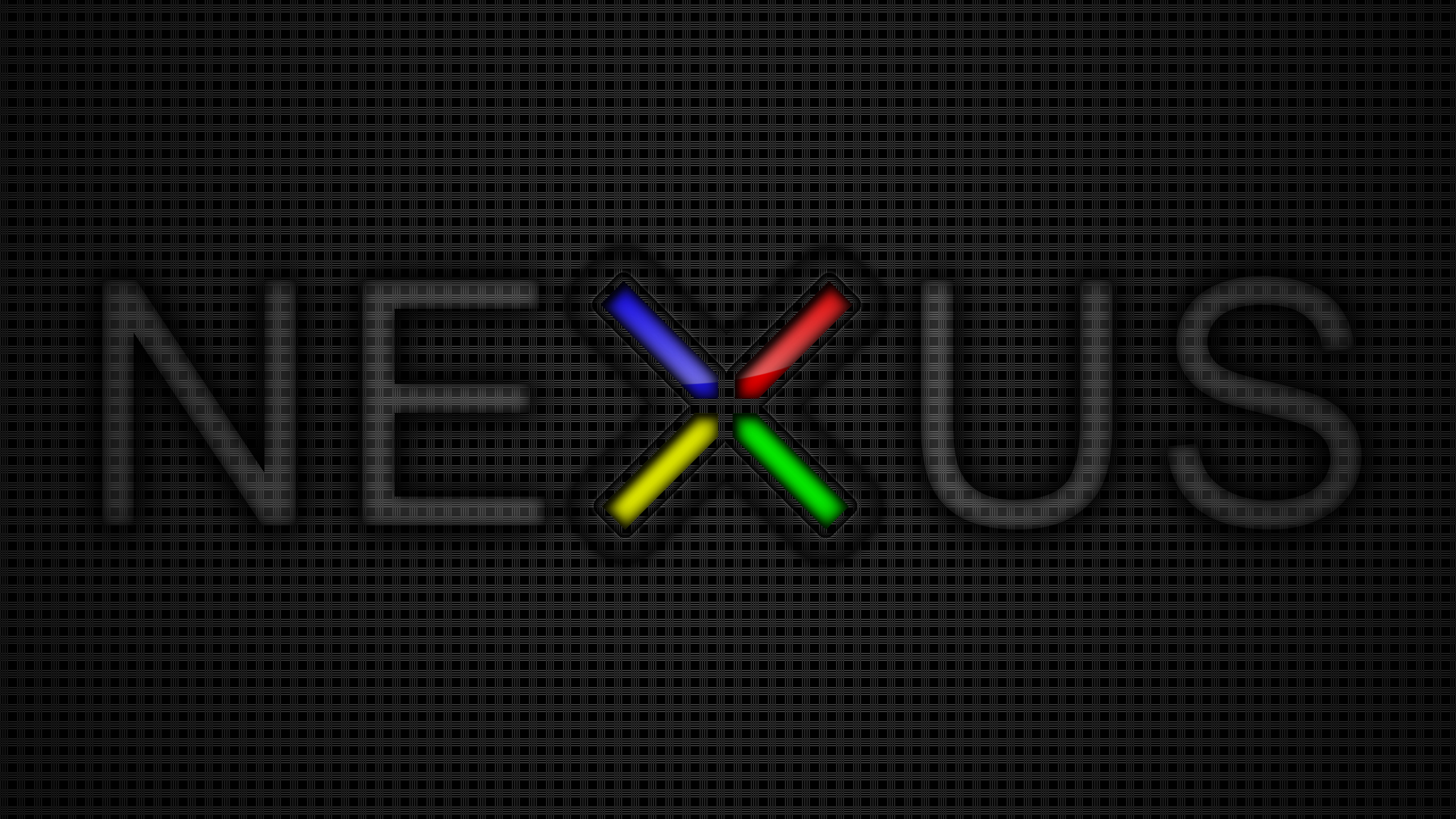 Schwarz-rosa X-Logo. Wallpaper in 2560x1440 Resolution