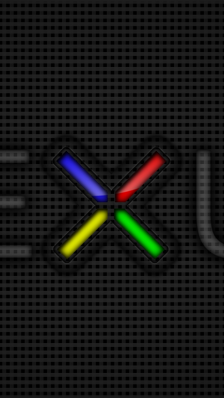 Black and Pink x Logo. Wallpaper in 720x1280 Resolution