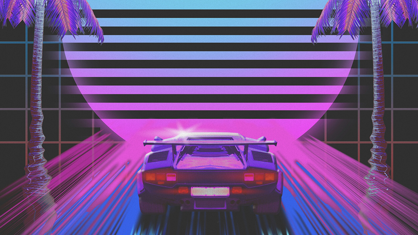 紫色的, 粉红色, 光, 品红色, 超级跑车 壁纸 1366x768 允许