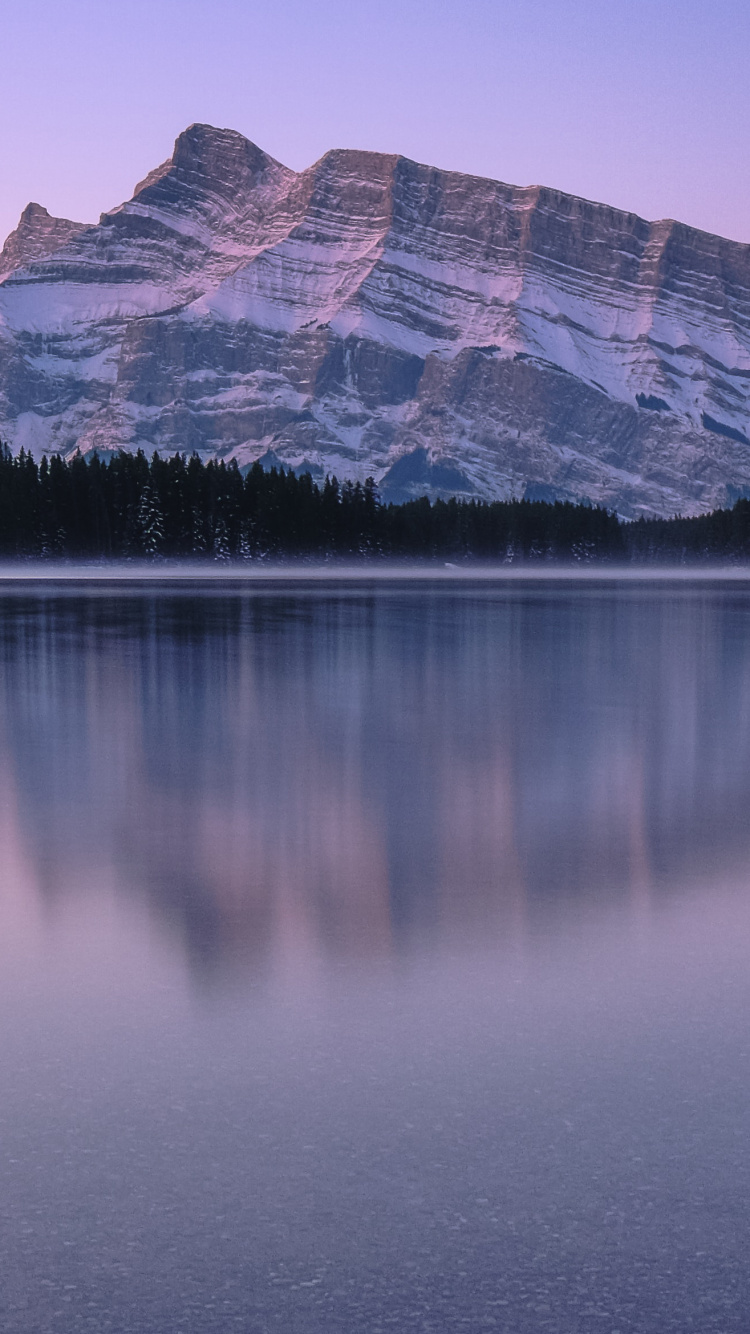 Natural Landscape, Beautiful Lake, Mountain Range, Lake, Mountainous Landforms. Wallpaper in 750x1334 Resolution