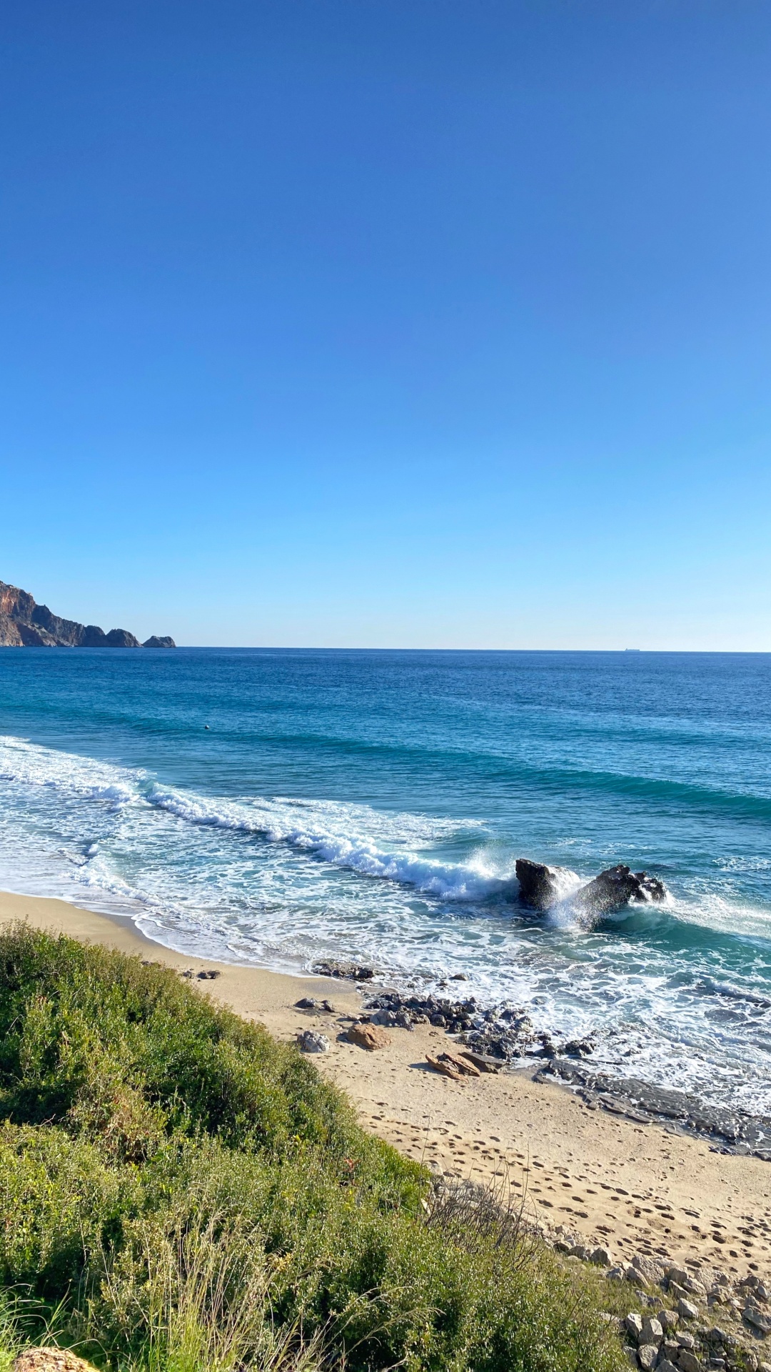 Plage de Kleopatra, le Vent Vague, Cove, Eau, Les Ressources en Eau. Wallpaper in 1080x1920 Resolution