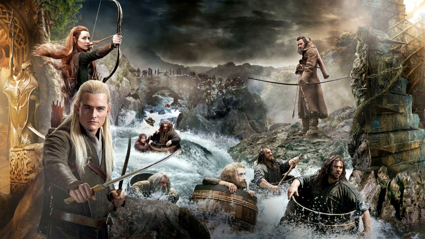 Menschen in Wasserbrunnenmalerei. Wallpaper in 1366x768 Resolution