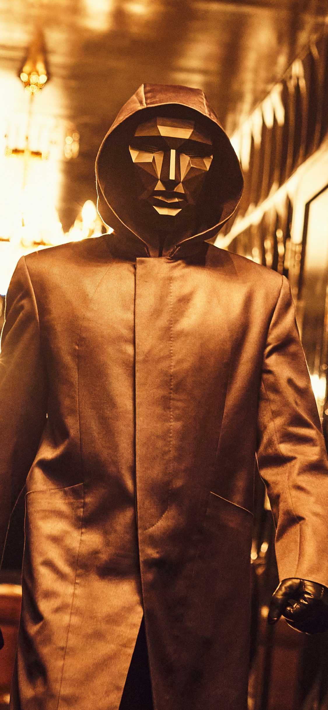 Jeu de Calmar, Hôte de Jeu de Calmar, Seong Gi-hun, oh Il-nam, Netflix. Wallpaper in 1125x2436 Resolution