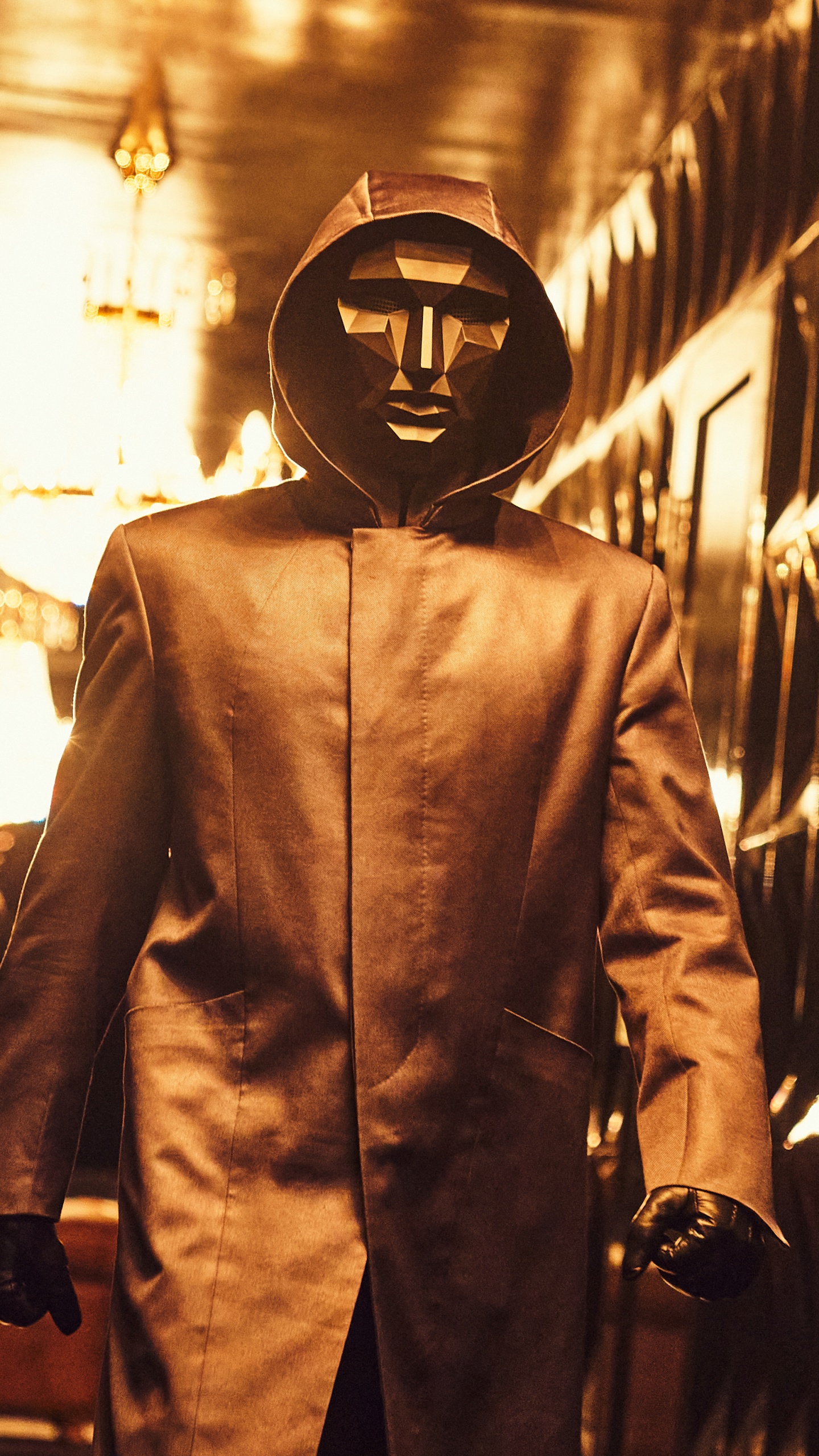 Squid Game, Squid Game Host, Seong Gi-hun, oh Il-nam, Netflix. Wallpaper in 1440x2560 Resolution