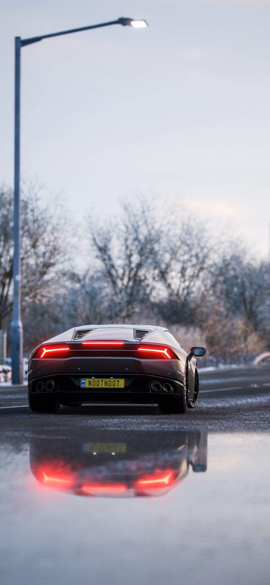 Roter Bmw m 3 Tagsüber Unterwegs. Wallpaper in 1125x2436 Resolution